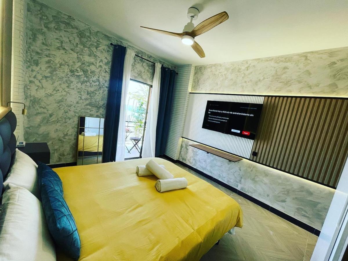 Апартаменты Balcon Playa Y Parking Puerta Mar Pondos Альмуньекар Экстерьер фото